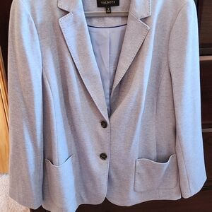 Talbots Women's Light Gray Blazer